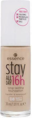 Essence Stay All Day 16H Waterproof Liquid Make Up 08 Soft Vanilla 30ml