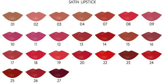 Golden Rose Satin Lipstick Satin Shade 08 4.2g