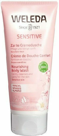 Weleda Sensitive Creme de Douche Κρεμώδες Αφρόλουτρο με Βούτυρο Καριτέ για Θρέψη 200ml