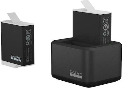 GoPro Dual Battery Charger + 2 Enduro Batteries ADDBD-211 for GoPro