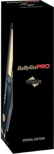 Babyliss Pro Titanium Special Edition BAB3091BKTE Πρέσα Μαλλιών Ionic