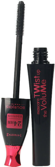 Bourjois Twist Up Impermeabila Mascara pentru Volum Negru 8ml