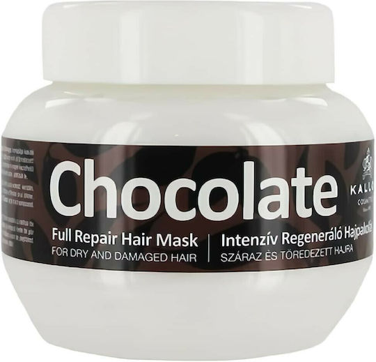 Kallos Chocolate Full Repair Μάσκα Μαλλιών για Επανόρθωση με Κερατίνη 275ml