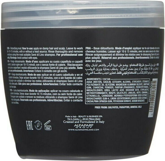 Alfaparf Milano Professional Detoxifying Mud Μάσκα Μαλλιών για Επανόρθωση 500ml