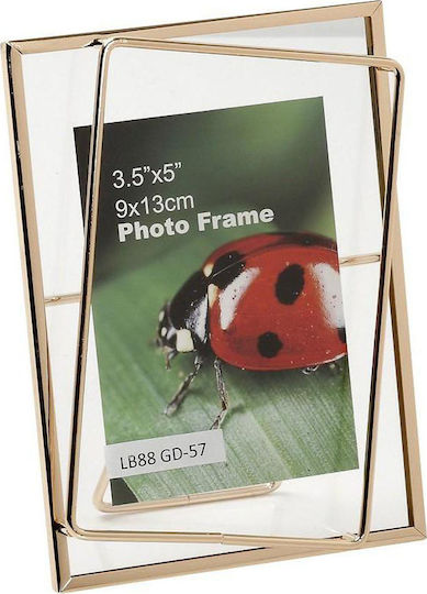 Espiel Metallic Photo Frame With Gold Frame