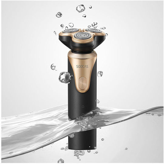Soocas S3 Electric Shaver Περιστρεφόμενη Ξυριστική Μηχανή Προσώπου Επαναφορτιζόμενη