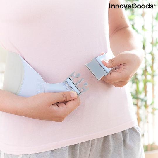 InnovaGoods Wellness Relax Rechargeable Wireless Ζώνη Μασάζ για το Σώμα με Δόνηση και Λειτουργία Θέρμανσης Μπλε