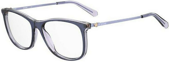 Moschino Women's Acetate Purple Prescription Eyeglass Frame MOL589 RY8