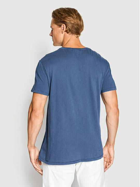 Ralph Lauren Ανδρικό T-shirt Navy Μπλε με Λογότυπο