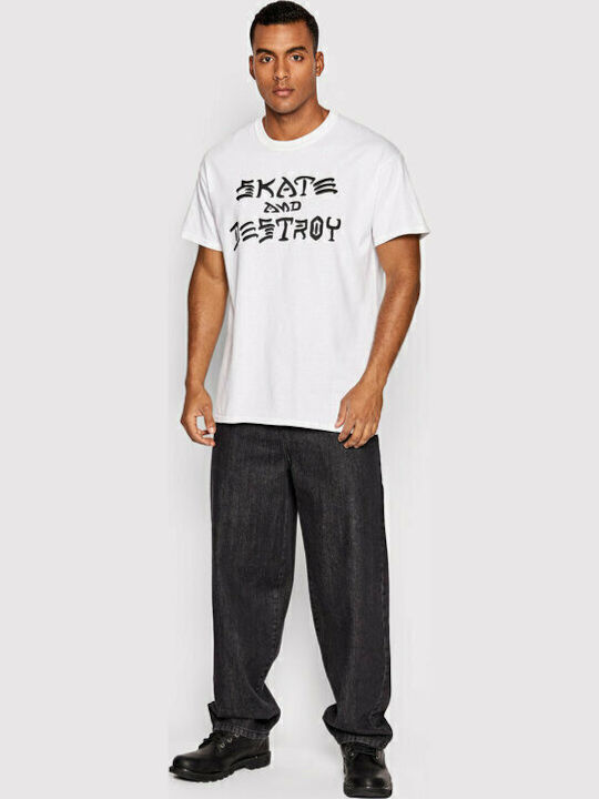 Skate Destroy T-Shirt Weiß