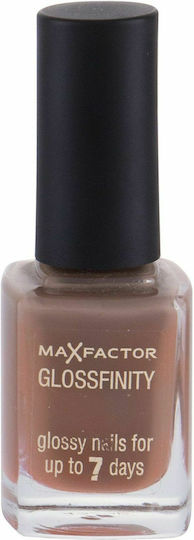 Max Factor Glossfinity Glossy Nail Polish Brown 11ml