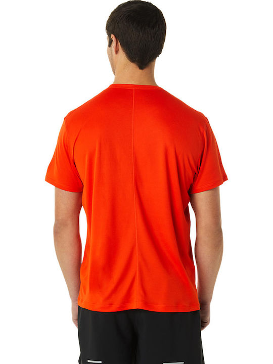 ASICS Core Αθλητικό Ανδρικό T-shirt Πορτοκαλί με Λογότυπο