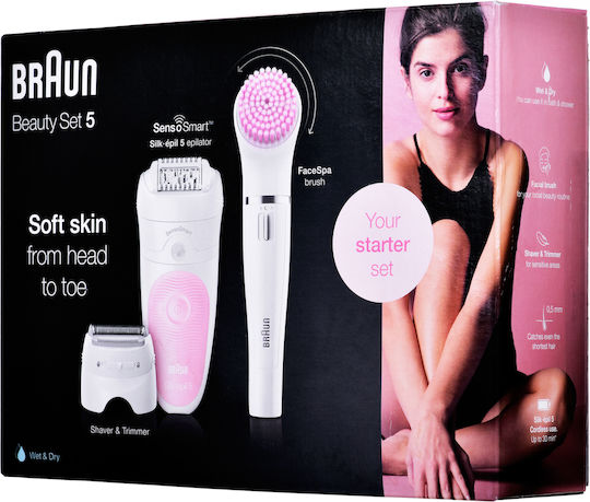 Braun Silk-épil Beauty Set 5 Hair Removal Set for Face, Body & Bikini 5-895