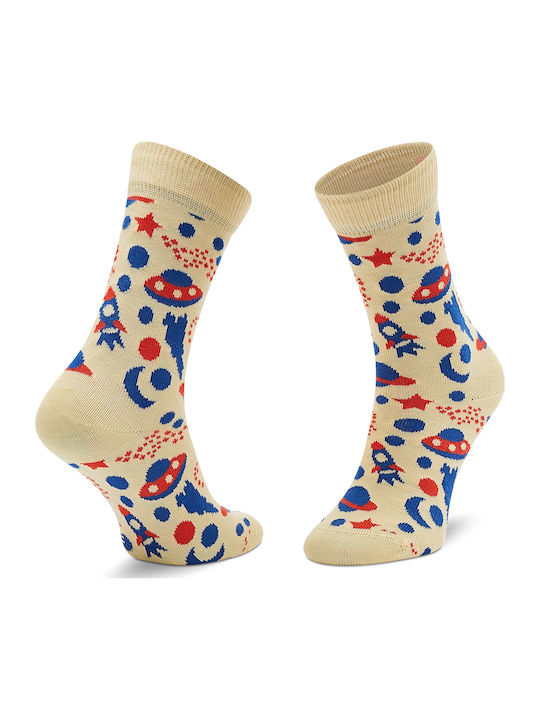 Happy Socks Παιδικές Κάλτσες Μακριές Into Space Πολύχρωμες 2 Ζευγάρια