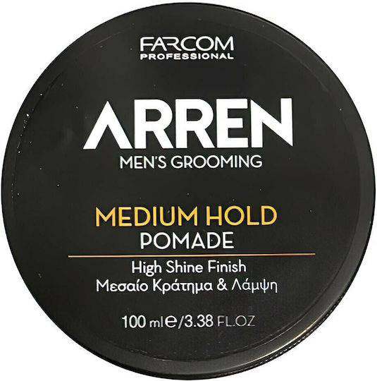 Farcom Arren Medium Hold Pomade Medium Hold για Μεσαίο Κράτημα & Λάμψη 100ml