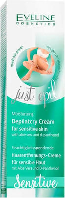 Eveline Hair Removal Body Cream Just Epil Suitable for Sensitive Skin with Αλόη Βέρα & D-πανθενόλη 125ml