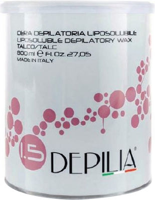 Depilia Facial & Body Canned Hair Removal Wax For Sensitive Skin Talc 800ml