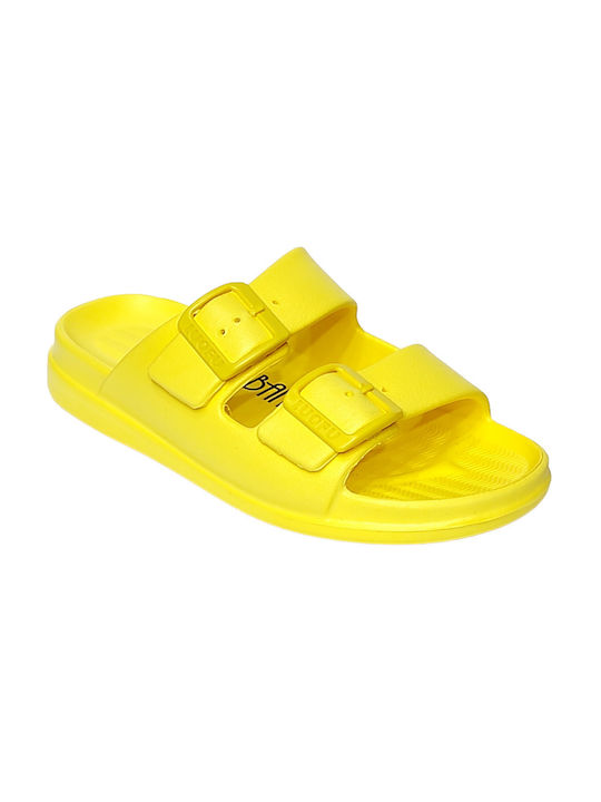 Cubanitas Frauen Flip Flops in Gelb Farbe