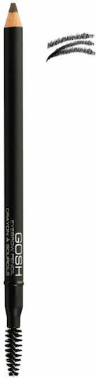 Gosh Eyebrow Pencil For Eyebrows 02 Soft Black