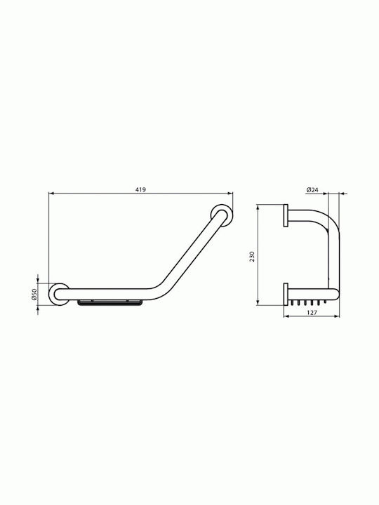 Ideal Standard A9114 Μεταλλική