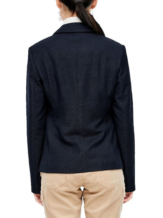 s.Oliver Women's Blazer Navy Blue