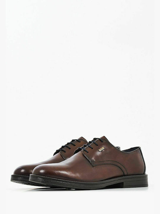 S.Oliver Men's Leather Dress Shoes Brown