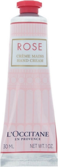L'Occitane En Provence Rose Crema de mâini hidratantă 30ml