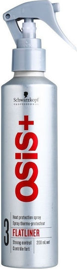Schwarzkopf OSiS+ 3 Flatliner Spray Θερμοπροστασίας Μαλλιών κατά του Φριζαρίσματος 200ml