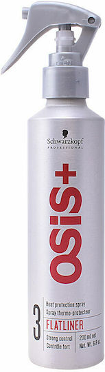 Schwarzkopf OSiS+ 3 Flatliner Spray Θερμοπροστασίας Μαλλιών κατά του Φριζαρίσματος 200ml
