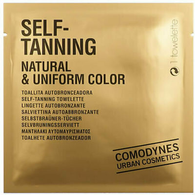 Comodynes Sensitive Skin Self-Tanning 8 Wipes Προσώπου Natural & Fast Bronzing