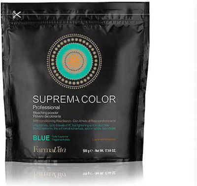 Farmavita Suprema Color Blue Σκόνη Ξανοίγματος έως 8 Τόνους 500gr