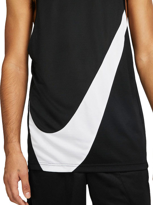 Dri-FIT Crossover Dri-Fit Sportliches Kurzarmbluse Schwarz