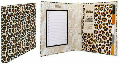 Pukka Mappe mit 2 Ringen 2/25 für Papier A4 Mehrfarbig Wild Leopard 1Stück