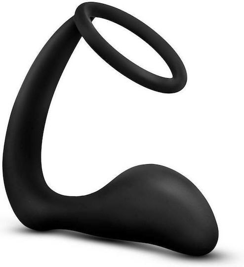 Blush Anal Adventures Cock Ring Plug Black