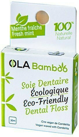 Ola Bamboo Eco-Friendly Waxed Dental Floss 30m