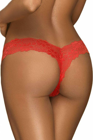 Penthouse Dangerous Darling Thong Γυναικείο Sexy String Red