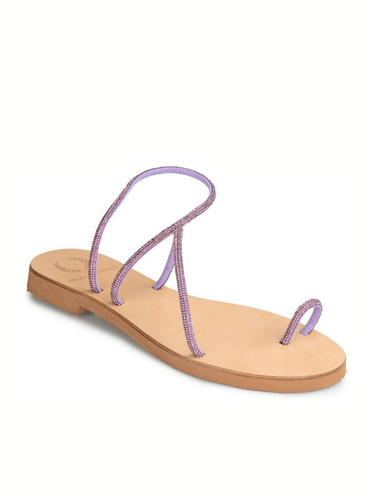 Hera Sandals Women's Flat Sandals in Purple Color