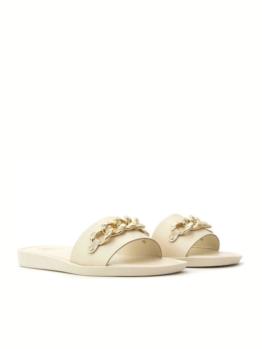 Кожени Дамски Сандали Off White