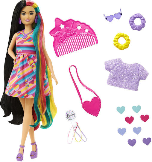 Barbie Totally Hair - Heart Doll for 3+ years+ Years 21.59cm