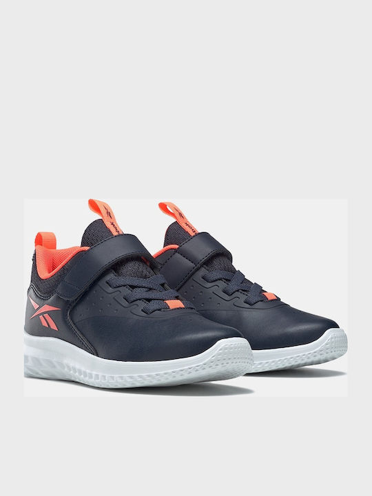 Rush Runner Rush Runner 4.0 Waterproof Kids Sports Shoes Running with Hoop & Loop Closure Orange Flare / Cloud White / Vector Navy