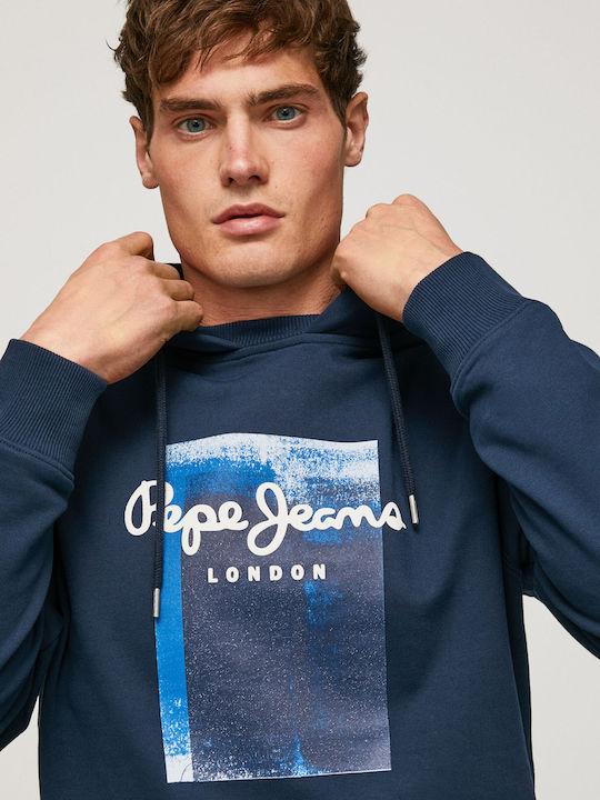 Pierce Sweatshirt mit Kapuze Marineblau