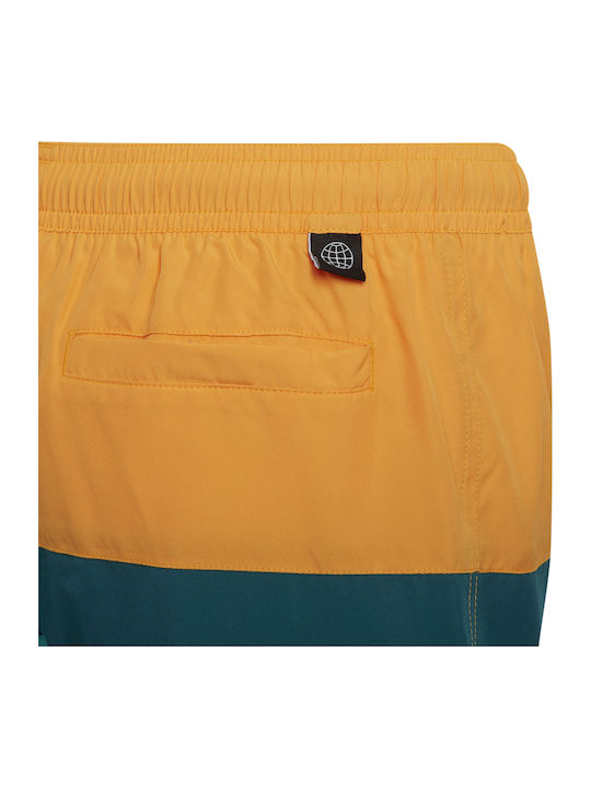 adidas Colorblock Costum de baie pentru copii Pantaloni scurți de înot Bej