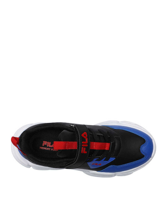 Memory Ruby 2V Încălțăminte sport Joasa pentru copii Anatomici cu scai Negre