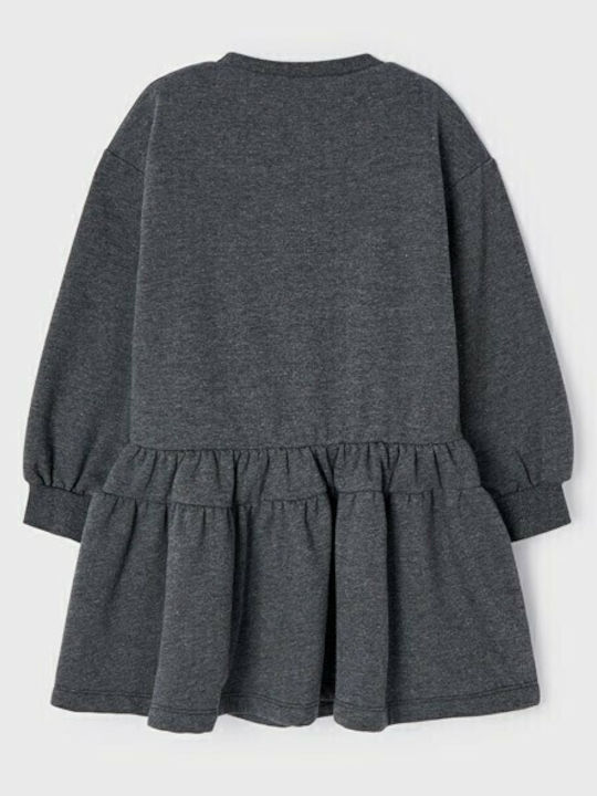 Cool Children's Dress Long Sleeve Gray