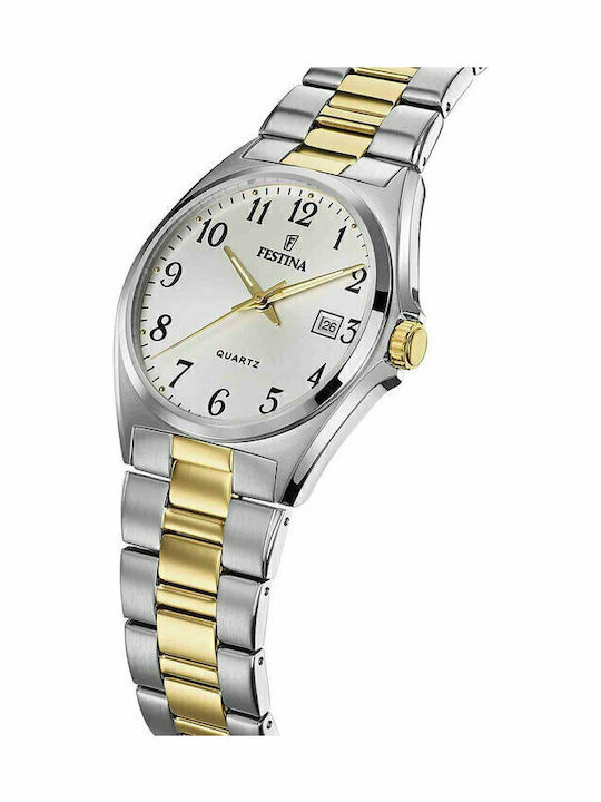 Festina Мъжки часовник 40мм На батерия с Метална гривна