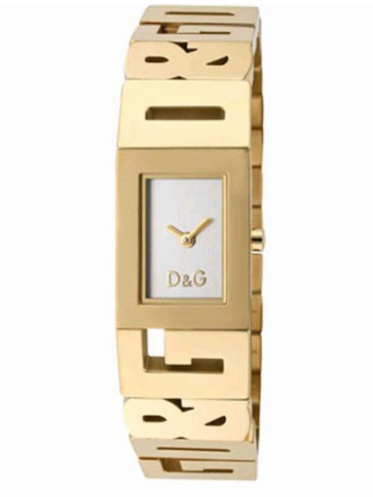 Dolce & Gabbana Damen Uhr mit Gold Metallarmband