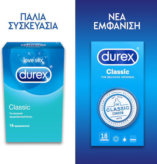 Durex Classic Condoms 18pcs