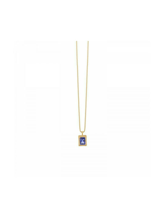 Visetti Necklace from Gold Plated Steel