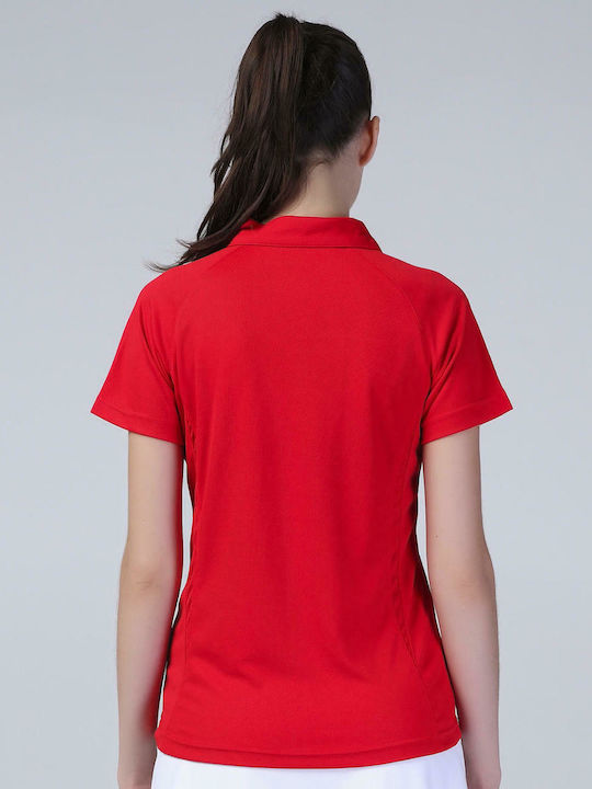 Result Spiro Team Spirit Γυναικείο Διαφημιστικό T-shirt Κοντομάνικο Red/White