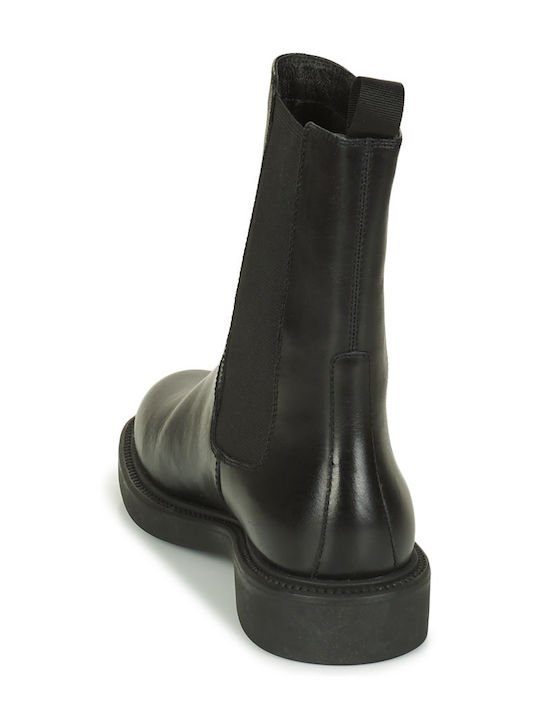 Leather Women's Chelsea Boots Black